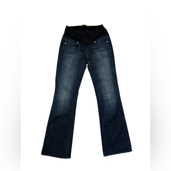 Paige Denim Maternity Laurel Canyon Maternity Low Rise Bootcut Jeans size 26 - Picture 6 of 10